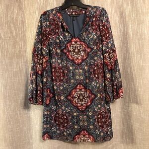 NWOT White House Black Market Bell Sleeve Dress - Size S